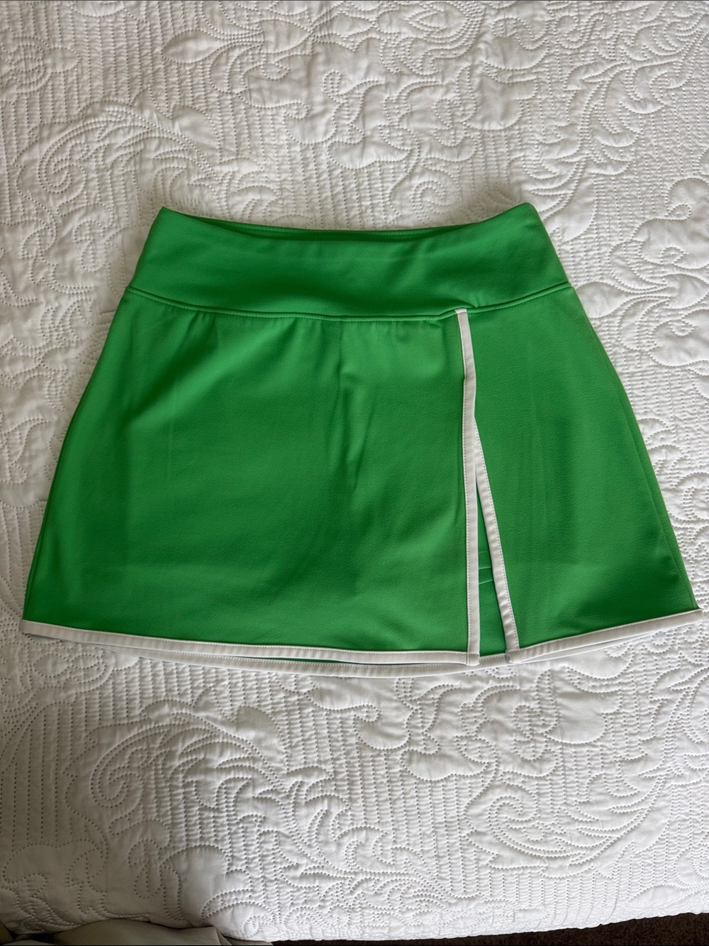 Wild Fable Green Skort with White Trim